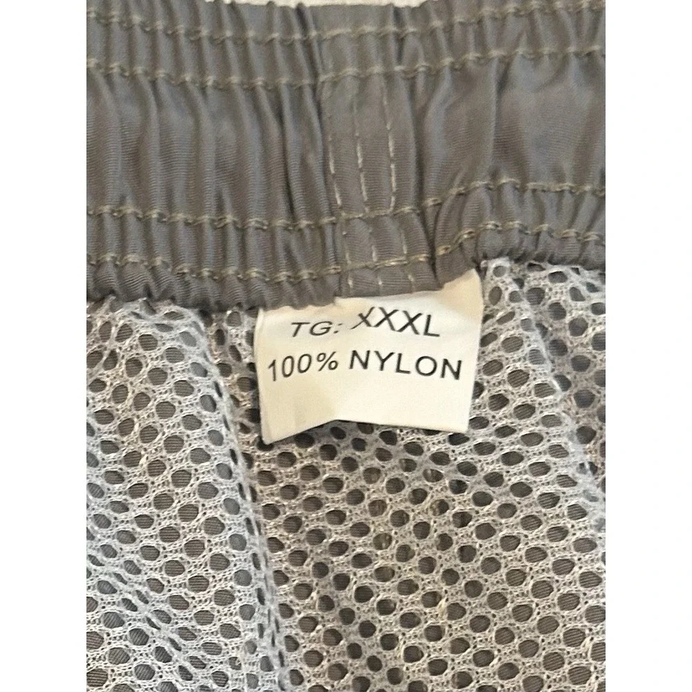 New Scotamalone Mens Swim‎ Swimming Shorts Swimsuit Trunks Size XXXL 3X Grey NWT